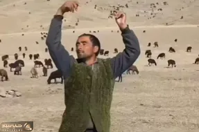 آواز برزنی؛ چوپان سرخوش موقع چرا چه رقص پر اطواری میکنه فقط که گوسفندا خشکشون زده