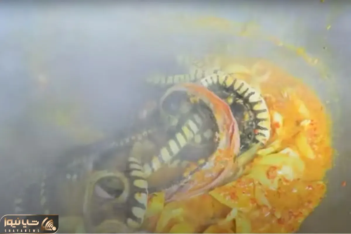 فرآوری مار؛ مار رو تفت میدن و بعد تخم هاش رو می شکونن و به جای سوسیس تخم مرغ می خورن