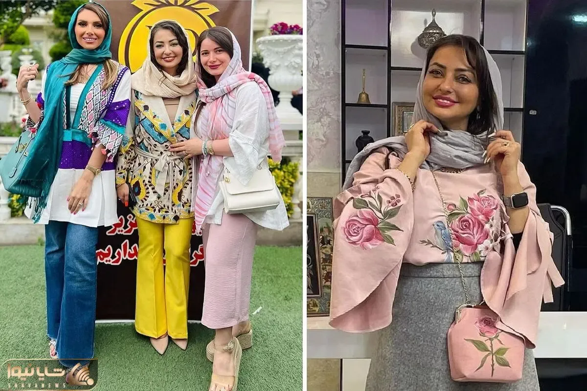 نفیسه روشن زرد قناری استایل زد چِش درااار؛ با کفتراش چه نشون داد زار و زندگی لوکسشو!