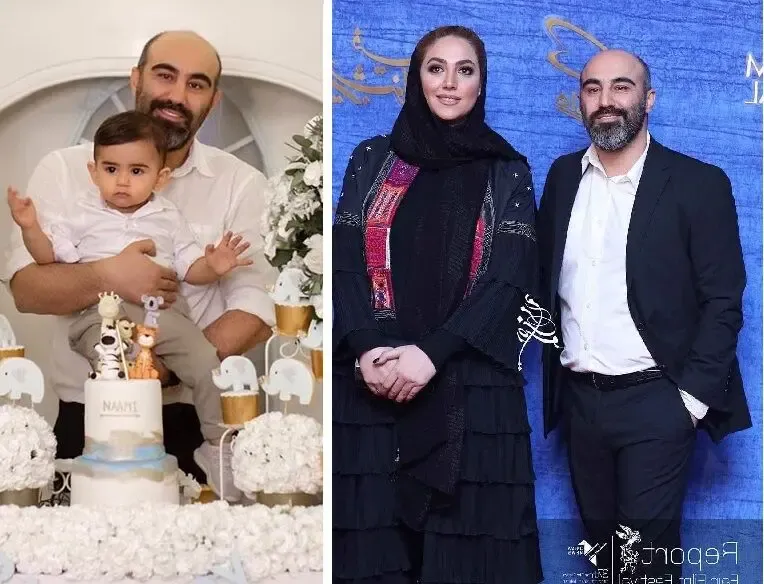 (عکس) تولد فرزند دوم محسن تنابنده؛ شباهت عجیب تنابنده با شوهر خانوم خواننده!