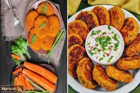 طرز تهیه دو نوع کوکوی ساده / کوکو هویج و کوکو دال عدس گیاهی و خوشمزه