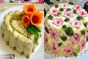 ایده های خلاقانه؛ تزئین آسون و شیک سالاد اولیه