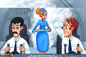 کاراگاه شو؛ اگه فکرمیکنی خدای هوشی بگو بین خلبان و خانومه مهماندار کدومشون زامبی؟