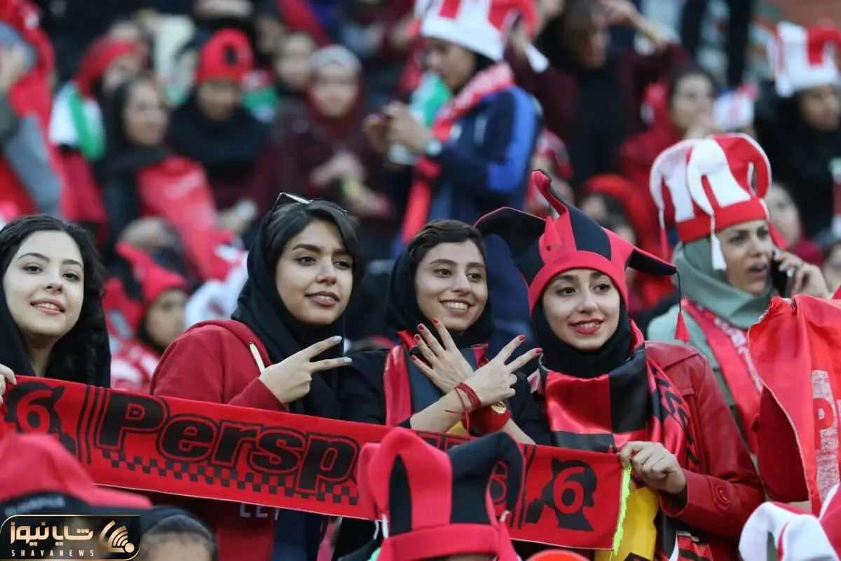 (عکس) حرکت تحسین برانگیز بانوان پرسپولیسی در بازی با نفت