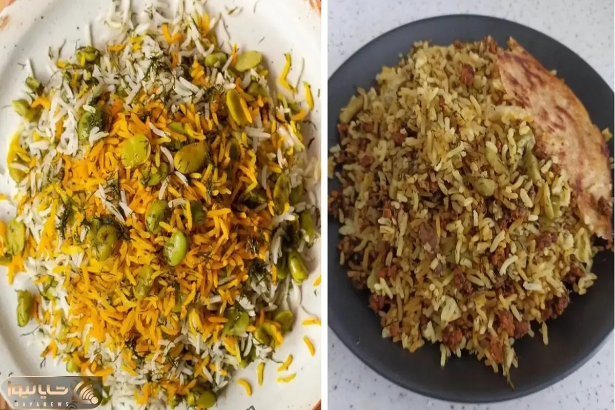طرز تهیه باقالی پلو با گوشت چرخ کرده / یه ناهار خوشمزه و سریع آماده کن