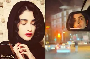 الهه حصاری با این تیپ سرتاپا سفید زد رو دست هر چی شیک پوشه / عینک بزنید برقش نگیرتتون