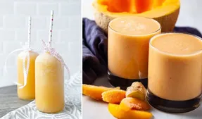طرز تهیه میلک شیک طالبی؛ یه نوشیدنی خنک و دلچسب که تو این گرمای جهنمی خیلی میچسبه