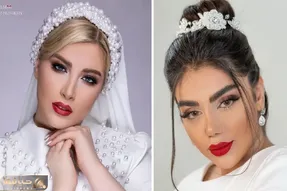 انواع مدل های شینیون مخصوص نامزدی و عقد / از سبک های خارجی تا با تور و موهای کم پشت