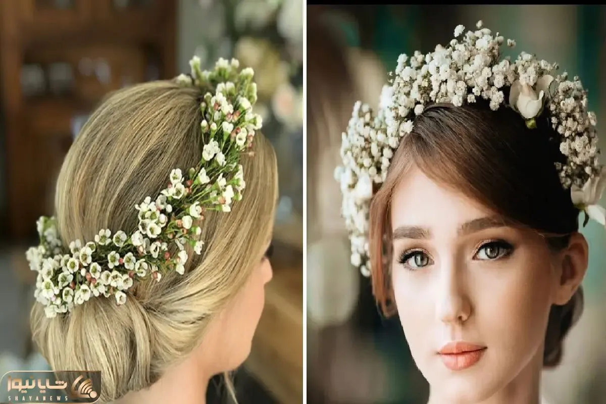 تاج گل های شیک و پیک برای روی سر عروس و ساقدوش ها؛ جذاب ترین مدل ها جهت عکاسی لاکچری
