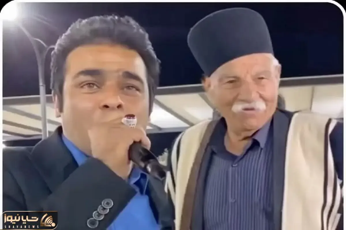 آواز محلی؛ پیرمرد بختیاری با چه انرژی وصف نشدنی وسط عروسی با لباس بختیاری می رقصه