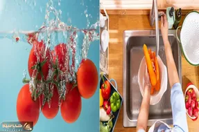 مراحل شستن میوه و سبزی با جوش شیرین/ با این روش میوه‌ هات رو جور دیگه تمیز بشور