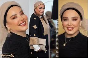 بهاره رهنما با استایل پلنگی چه جولونی میده؛ خانوم تو فیسش انگاری جا گونه توپ کاشته!