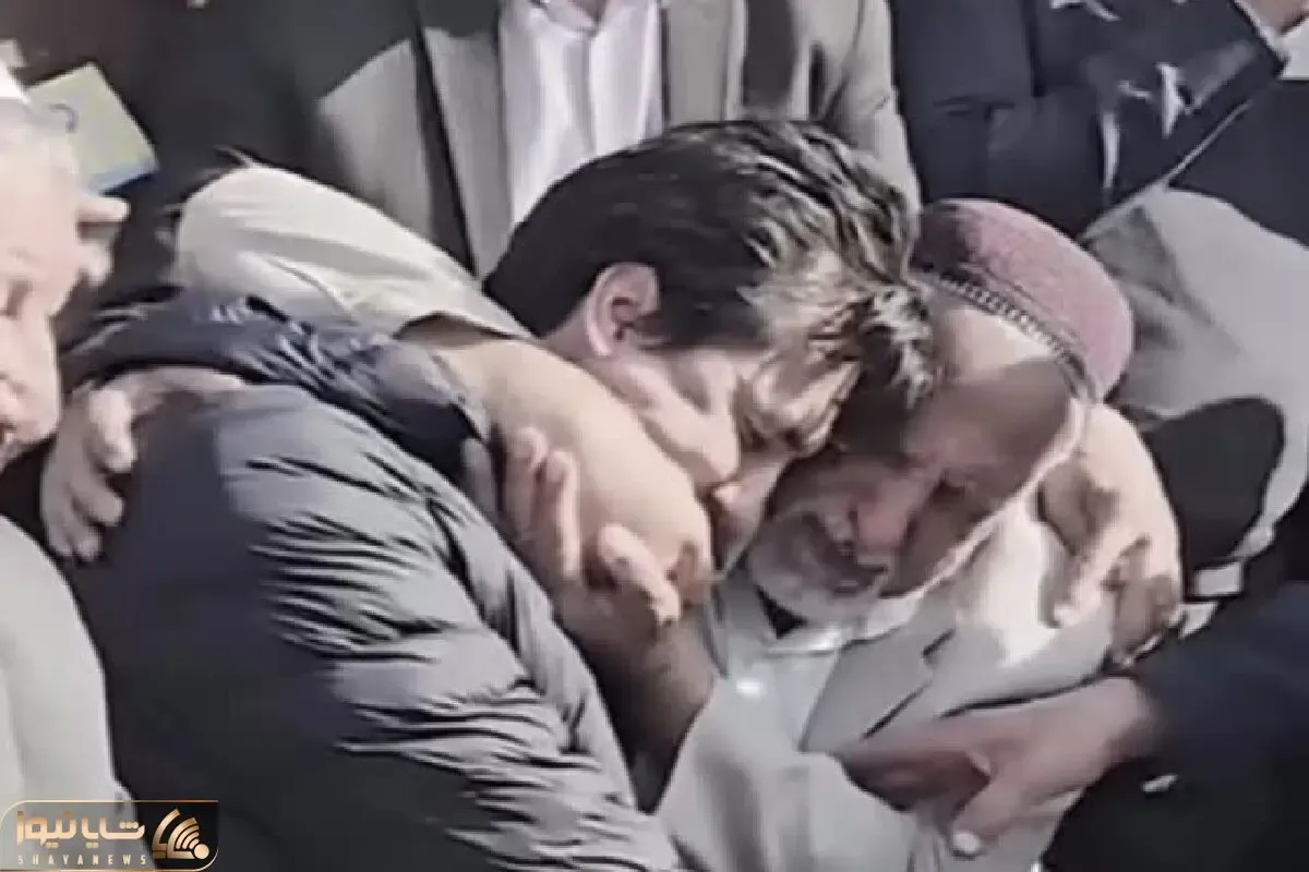 آواز جگرسوز؛ پدر صابر کاظمی با دل جون فرهاد قائمی رو بوس و بغل میکنه همه زجه زدن