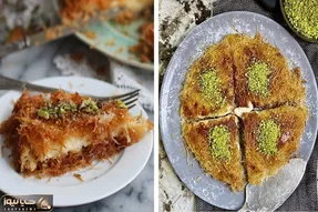 طرز تهیه کنافه به روش اصیل ترکی / یه دسر فوق العاده که مزه و طعمش حرف نداره