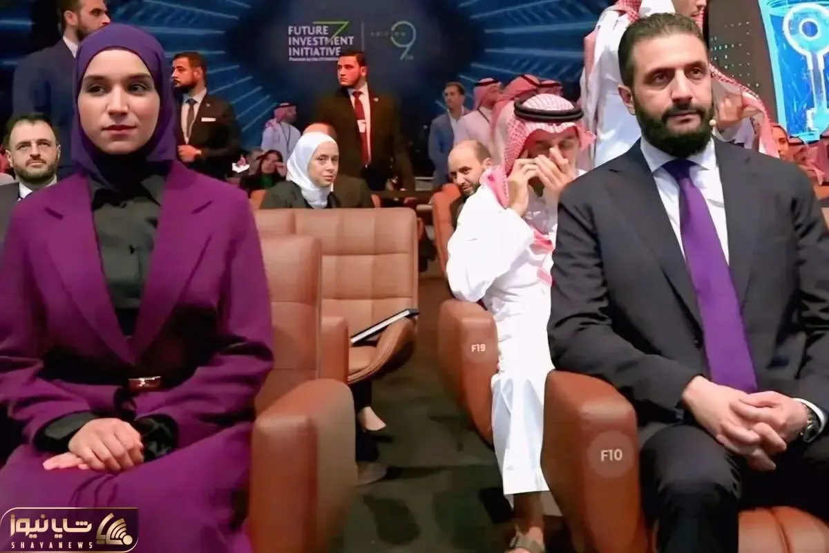 (ویدئو) اقدام جالب احمد الشرع در قبال همسرش مقابل چشم مردم