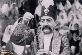 سفر به ایام قدیم؛ باورت نمیشه عزت الله انتظامی تو عروسیش این شکلی بوده
