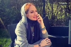 عکس مهناز افشار در کنار حیوان خانگی اش!