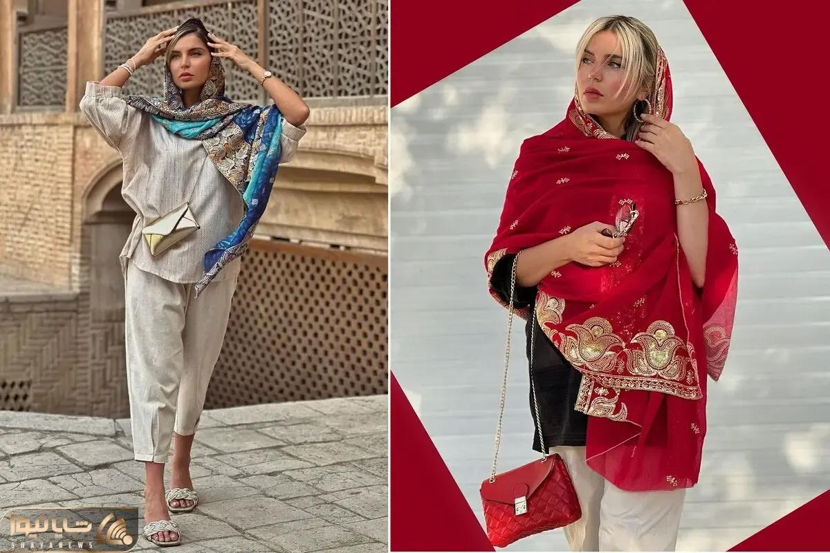ترکیبی جذاب از دنیای مدرن با شال سنتی؛ اصالت ایرانی و میراث فرهنگی کشور را فراموش نکنید
