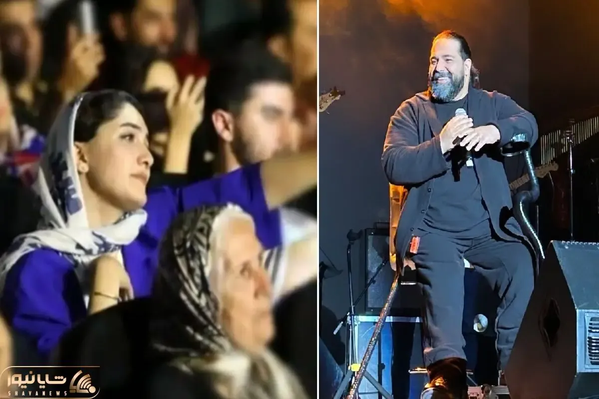 آواز ماندگار؛ وقتی رضا صادقی تو کنسرت مشکی رنگ عشقه رو می خونه مردم  چه عشقی می کنن