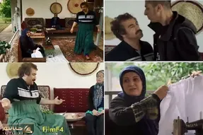سکانس خنده دار / وقتی نقی دامن هما رو می پوشه و یهو این وسط با بهتاش سرشاخ میشن
