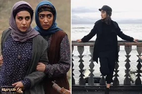 شلوار گت دار یاسمن معاوی بازیگر فیروزه چه کشیییده بالا؛ هنوز نرسیده ژست میاد واویلا!