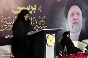 (عکس) دختر شهید رئیسی در پاکستان