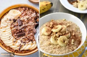 طرز تهیه اوتمیل برای صبحانه به دو روش / اوتمیل یخچالی با ساده ترین دستور