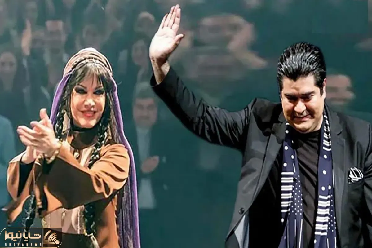 آواز احساسی؛ حرکات موزون فرزانه کابلی در کنسرت سالار عقیلی رو استیج با آهنگ چه بگویم