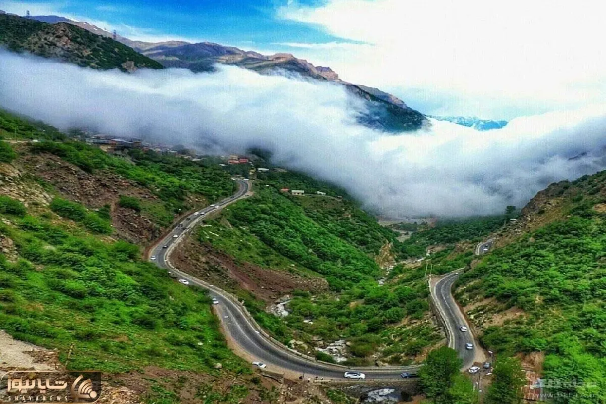 چرا جاده چالوس بسته شده و کی باز می شود؟