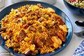 آموزش آشپزی؛ طرز تهیه لوبیا پلوی مجلسی با همه نکات