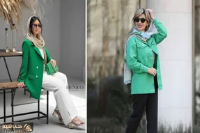 واسه استایل های بهاری از رنگ طبیعت غافل نشو؛ با مانتو و اکسسوری های سبز خوووشگل تیپ بزن