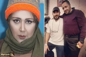 سفر به ایام قدیم دهه 90؛ مازیار لرستانی در کنار رضا عطاران دوران زن بودنش با موی فکل