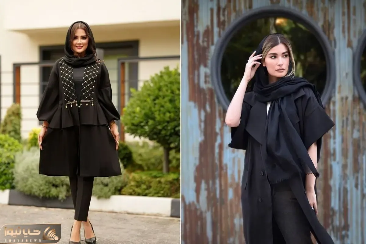 به نظرتون مانتو مشکی را با چه رنگ هایی باید ست کنیم؟ با مانتو ساده هم میشه جذاب بود!