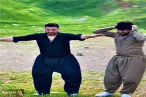 آواز شاد؛ رقص هندی آقایون با شلوار کوردی تو اورامان کردستان لذت میریزه تو وجودت