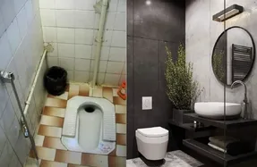 فکر نکنی فقط هال پذیرایی خوشگل کردن میخوادا؛ اینجوری سرویس بهداشتی دیزاین کن شیک شه