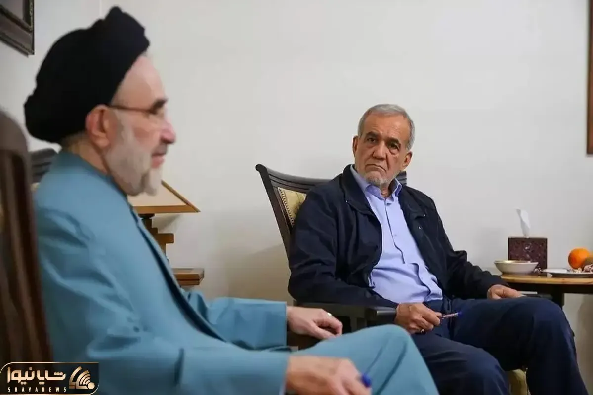 عیادت پزشکیان از سید محمد خاتمی