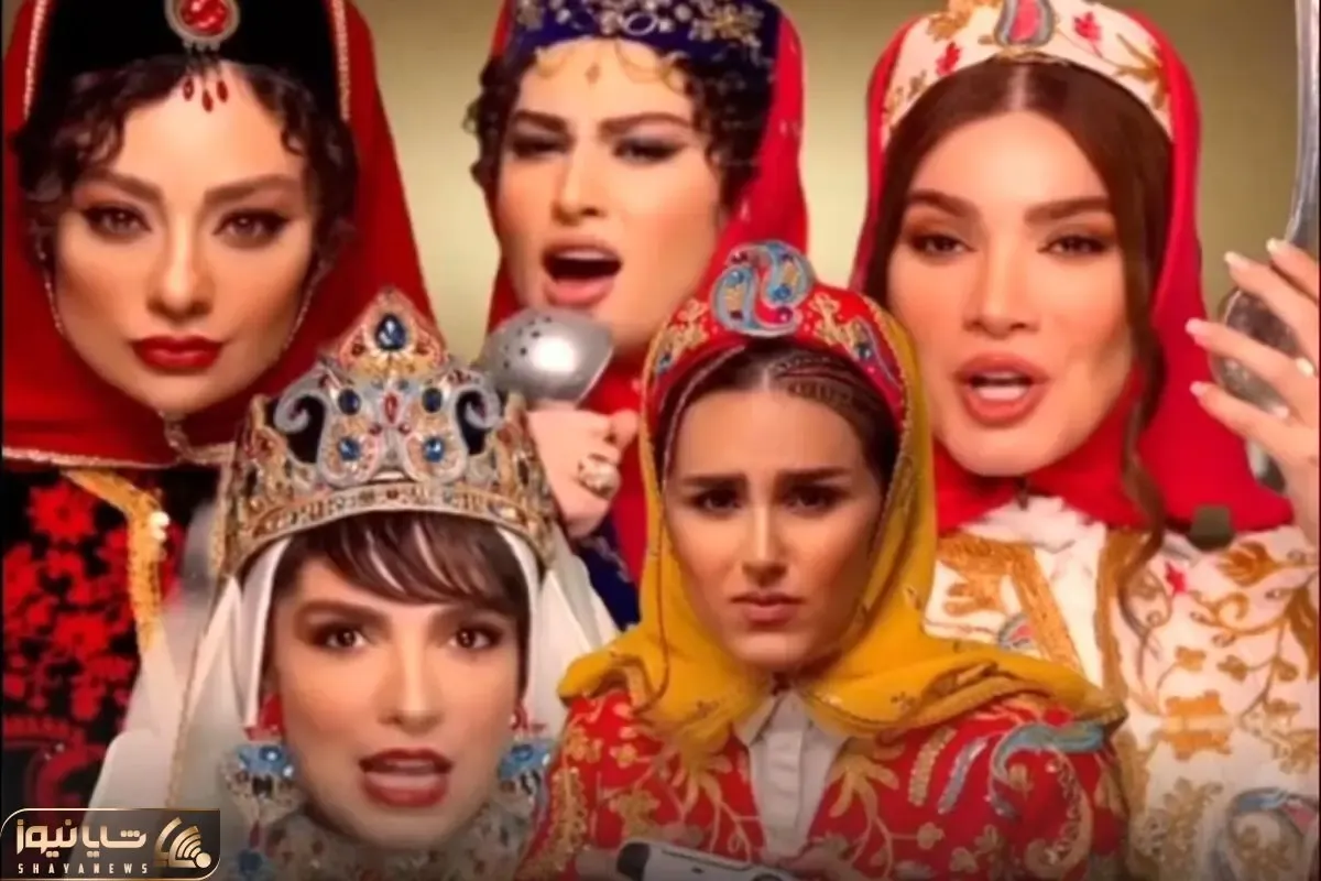 آواز معروفا؛ اجرای راک اند رولی کفگیر ملاقه توسط بند الیکا عبدالرزاقی و سایر بازیگرا