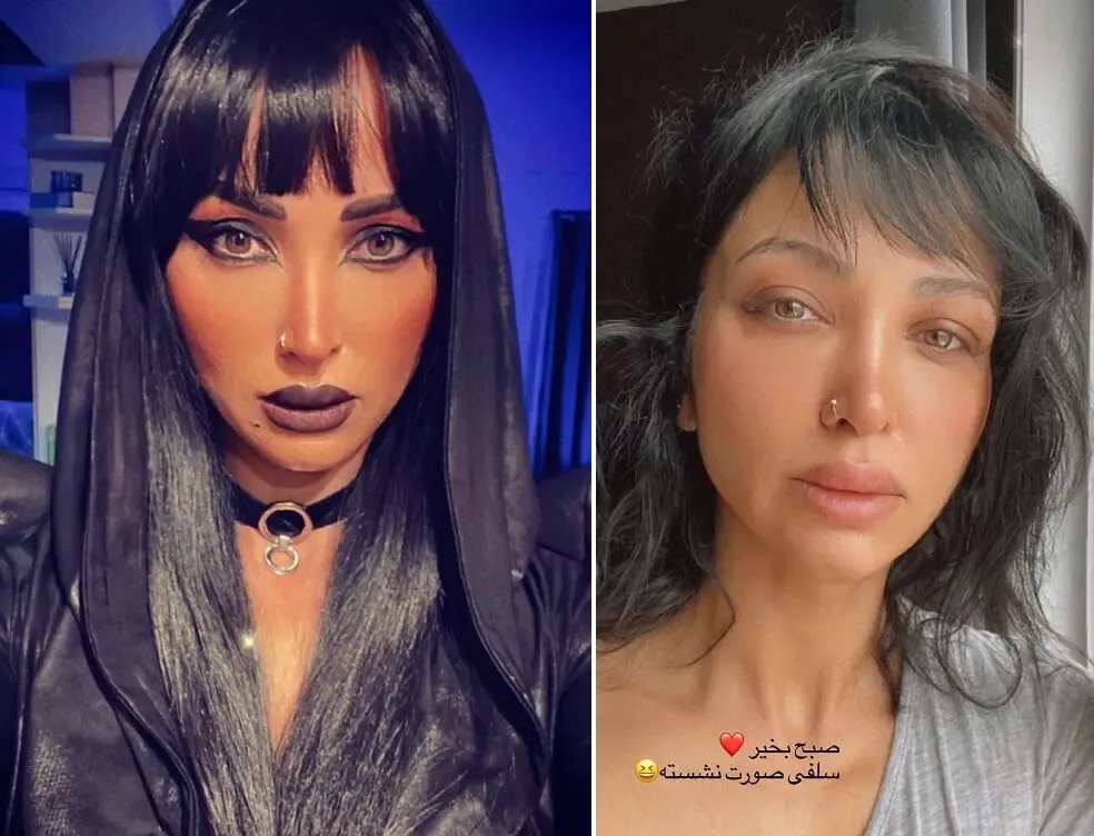 روناک یونسی از صورت نشسته هم پول در میاره؛ با پیرسینگ بینی چه خارجی شدی!