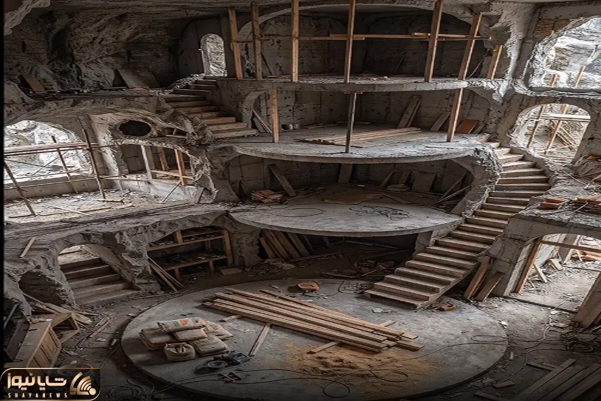 معماری خلاقانه؛ خونه رو تریبلکس بهم مرتبط ساختن رو تخت دراز میکشن خطر سقوط دارن