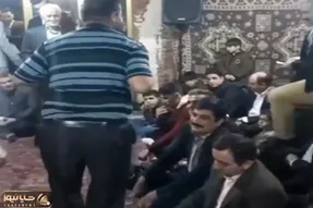 آواز شاد؛ این آقا با اهنگ اوستا کریم پرید وسط رفیقشم خیلی ریز داره شاباشارو می پیچه