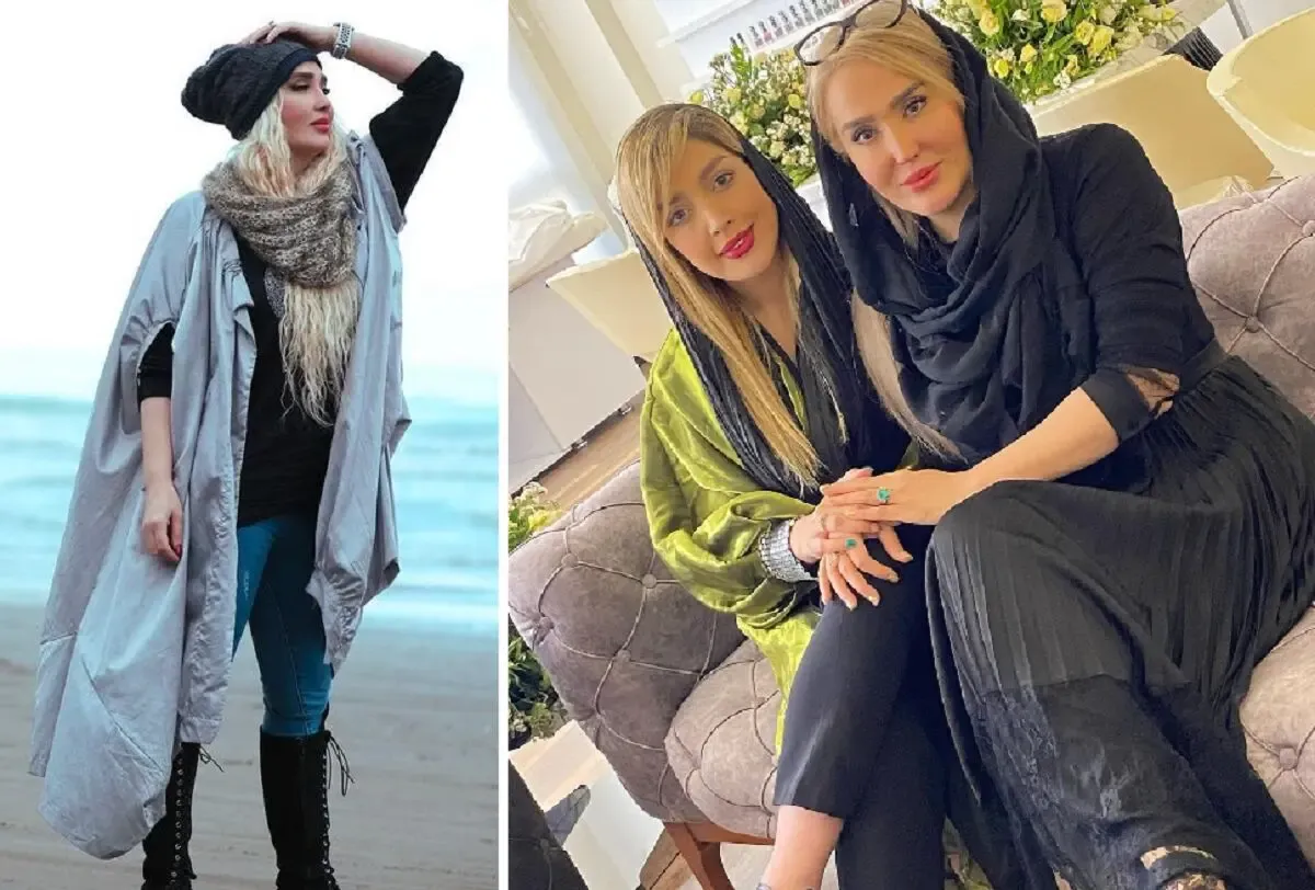 خانم بازیگر بیخیال با صورت عروسکی در کافه!