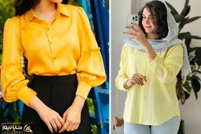 استایل با شومیز زرد؛ چه مهمونی چه خیابون شیک و پیک دیده میشی، نحوه ست کردن شومیز زرد