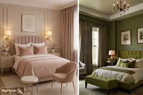 انتخاب بهترین رنگ دیوار مناسب اتاق خواب عروس داماد؛ اونها نیاز به آرامش و زیبایی دارن