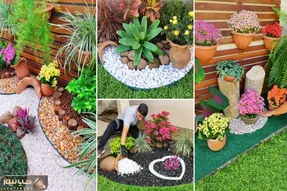 ایده های خلاقانه؛ میخوای خونت پرفکت باشه از باغچه شروع کن اینجوری خوشگلاسیونش کن