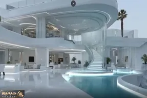 معماری خلاقانه؛ قصری که با الهام از بال فرشتگان طراحی شده کل خونه لباس عروس تنشه