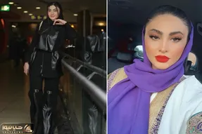 گریم پرهیاهو مریم مومن که حس میکنه کاریزماش بالاست؛ لباس عیدای لوکسشو پوشیدا!