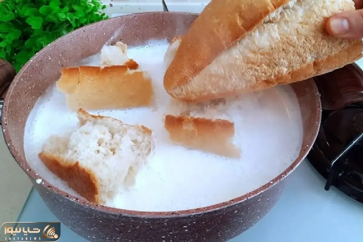 آموزش آشپزی؛ نان را در شیر در حال جوش بریزید از نتیجه شگفت زده خواهید شد