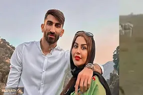 آواز شاد؛ بیرانوند تو عروسی به عشق پرسپولیس با نمادشون رقصید خواننده پپسی براش بازیده