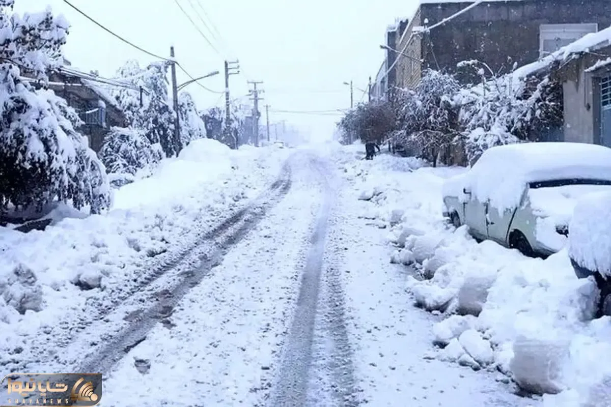 بارش ۵ سانتی‌متری برف در زاهدان؛ نصرت‌آباد پس از ۱۲ سال سفیدپوش شد
