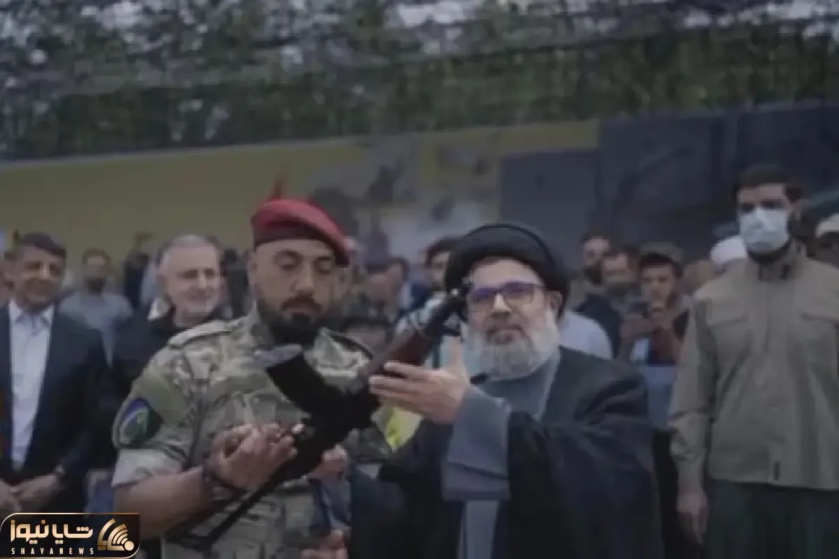 ویدئو منشتر شده حزب الله از جانشین سید حسن نصرالله/ بوسه بر اسلحه مقاومت